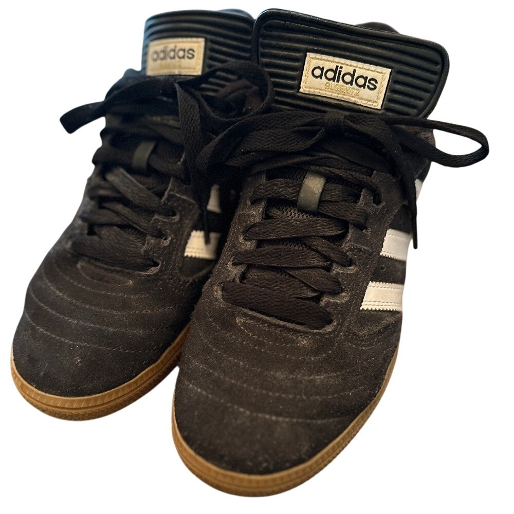 Adidas Busenitz Pro Mens 7.5 Black White Gum Suede Skate Sneakers G48060